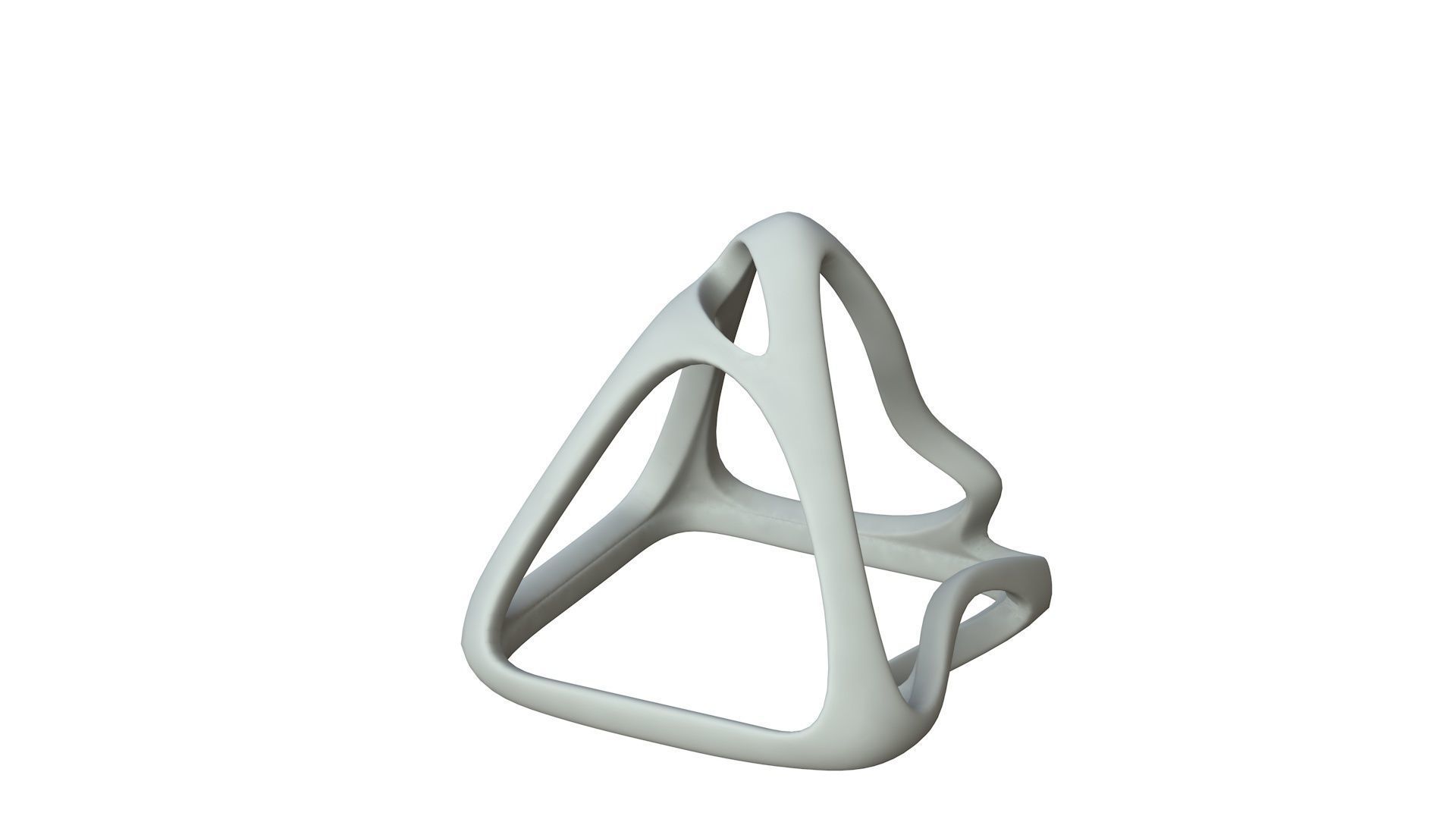 SciFi Cube Object No 58689 Low Poly Shape Low-poly 3D model_1