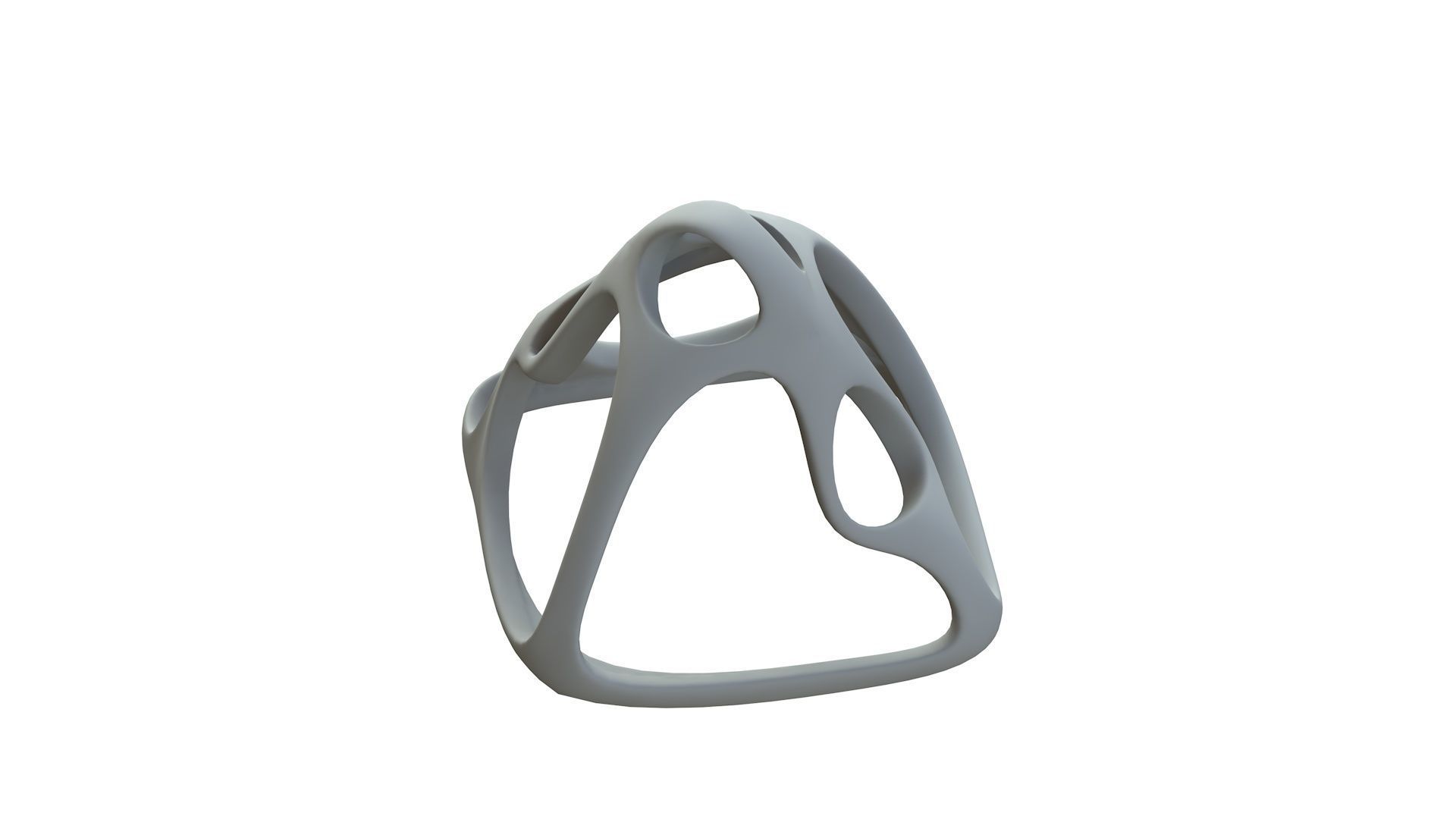 SciFi Cube Object No 58618 Low Poly Shape Low-poly 3D model_14