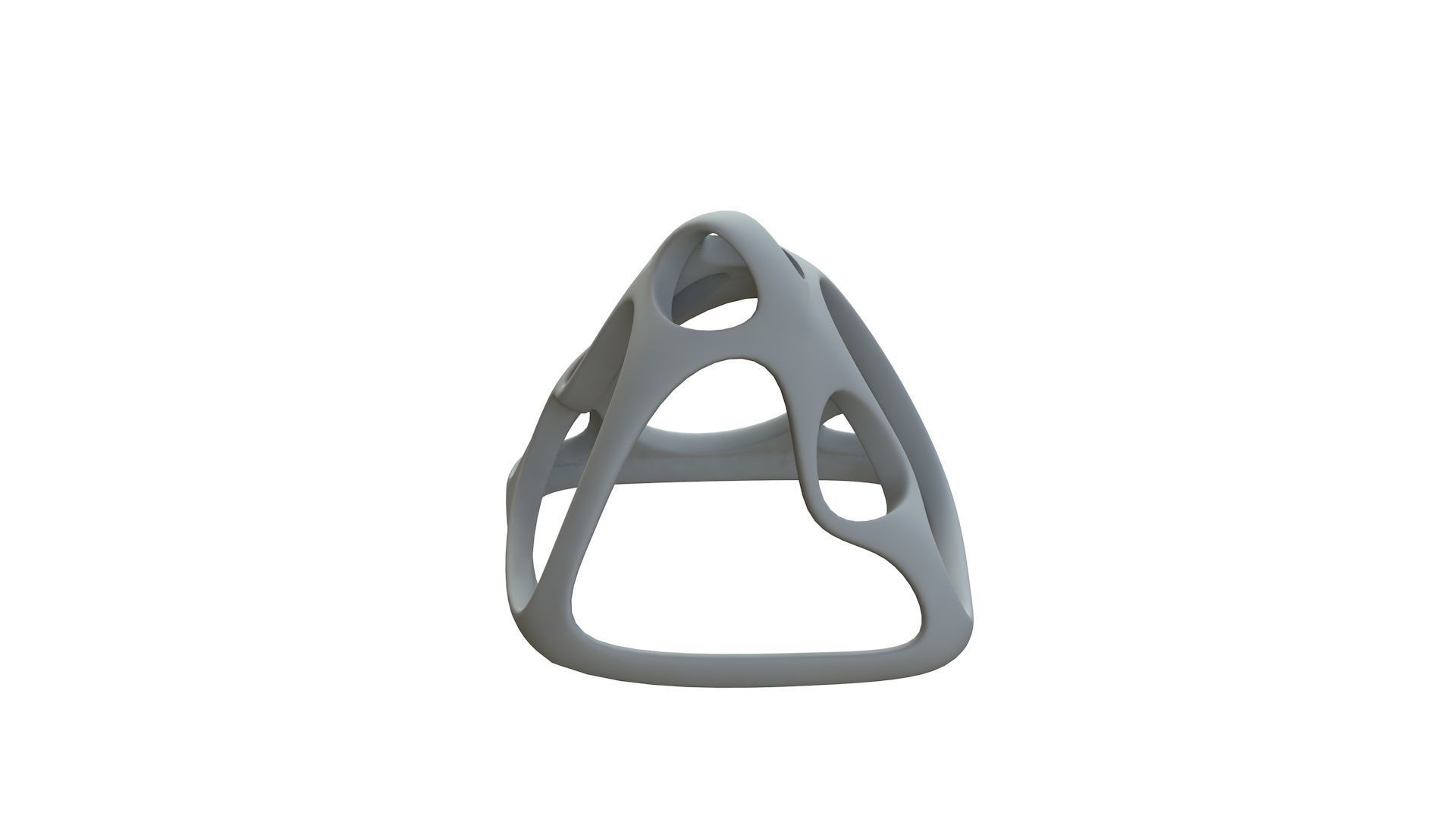 SciFi Cube Object No 58618 Low Poly Shape Low-poly 3D model_12