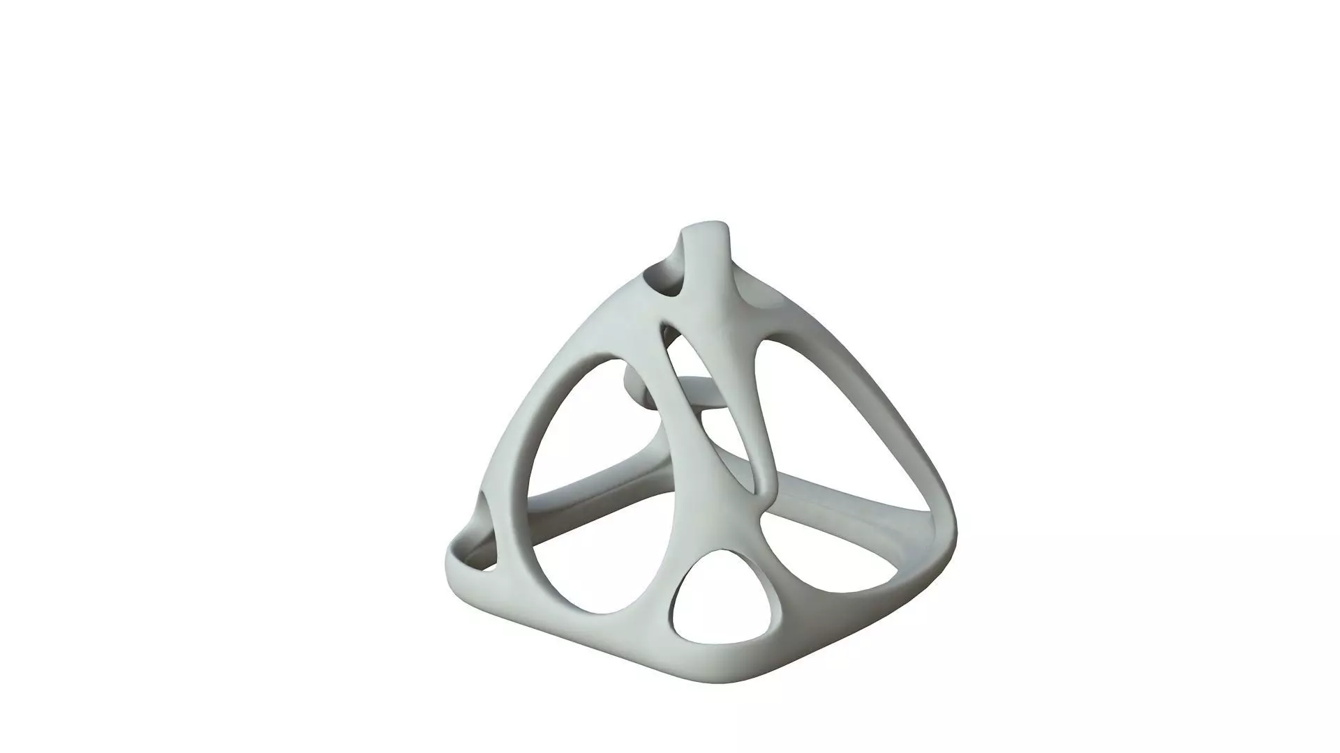 SciFi Cube Object No 58618 Low Poly Shape Low-poly 3D model_0