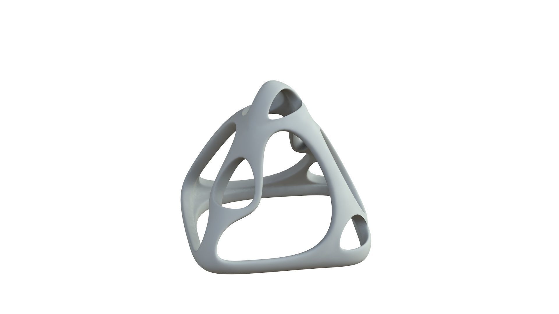 SciFi Cube Object No 58618 Low Poly Shape Low-poly 3D model_6