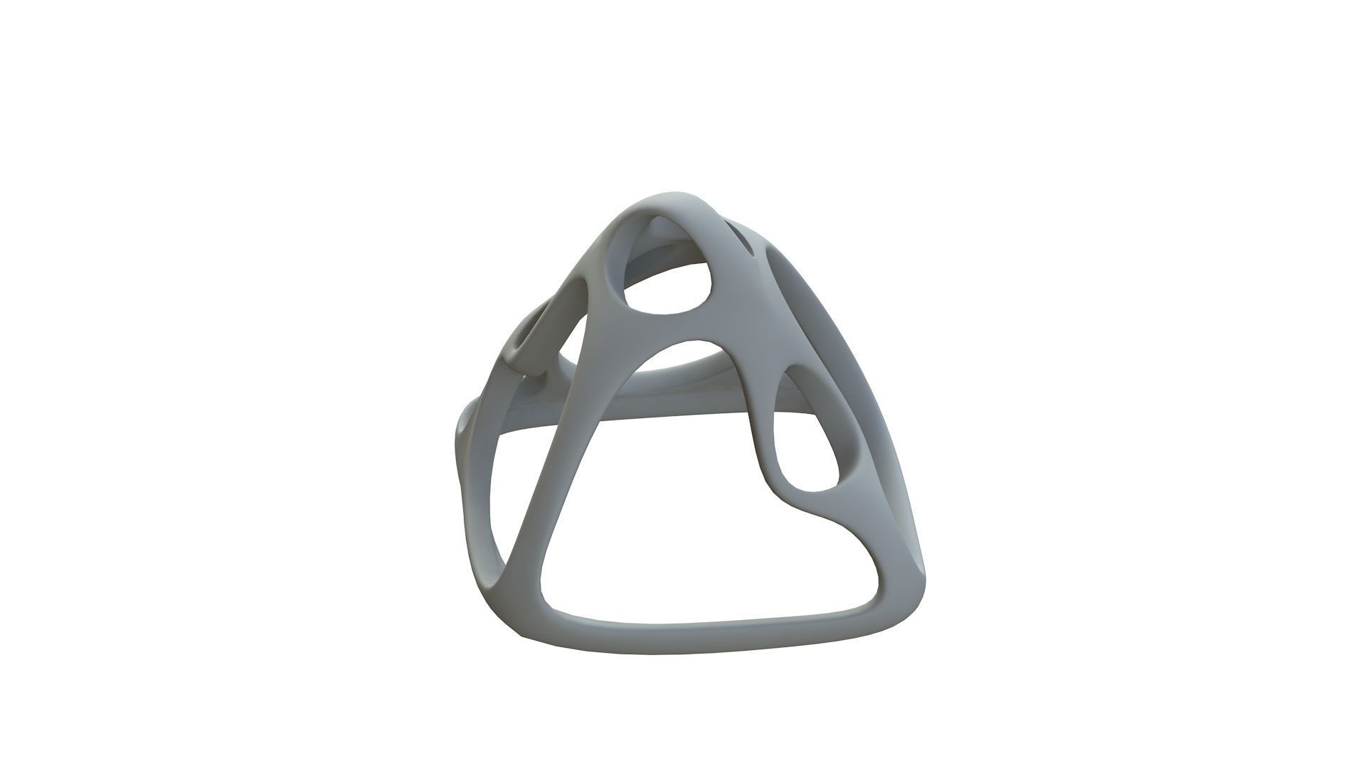 SciFi Cube Object No 58618 Low Poly Shape Low-poly 3D model_13