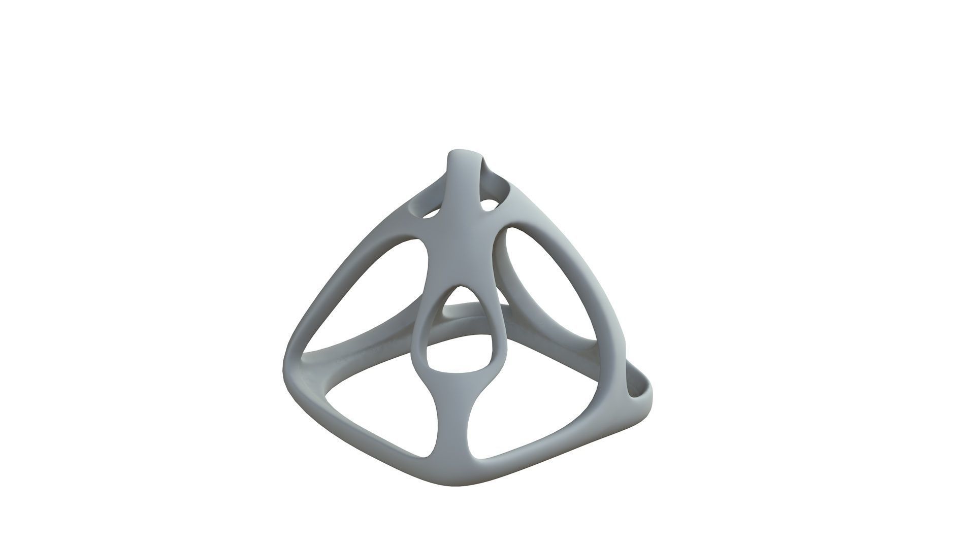 SciFi Cube Object No 58618 Low Poly Shape Low-poly 3D model_8