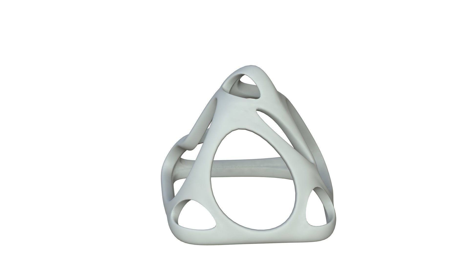 SciFi Cube Object No 58618 Low Poly Shape Low-poly 3D model_2