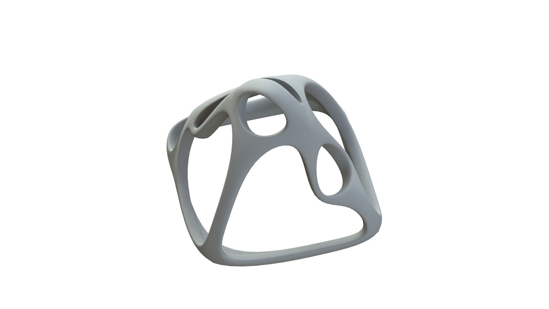 SciFi Cube Object No 58618 Low Poly Shape Low-poly 3D model_16