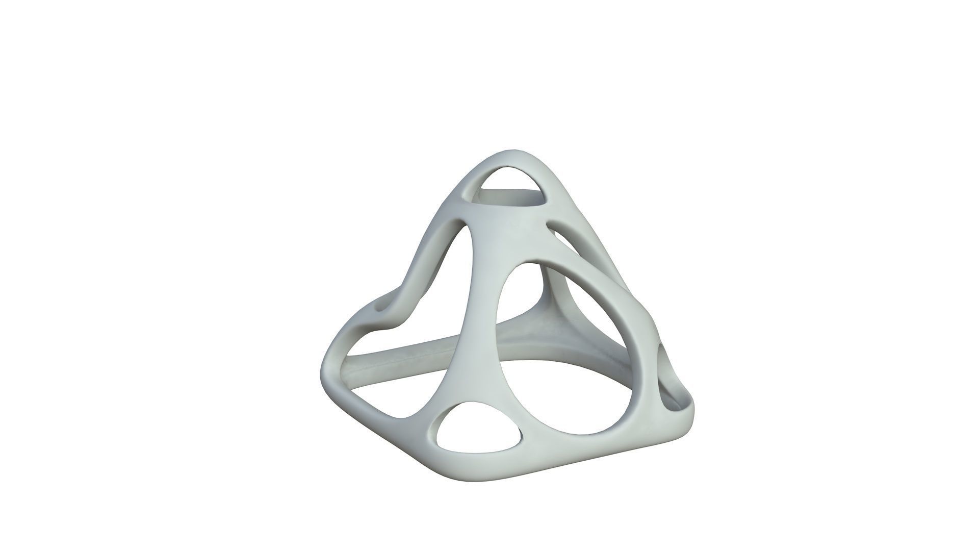 SciFi Cube Object No 58618 Low Poly Shape Low-poly 3D model_3