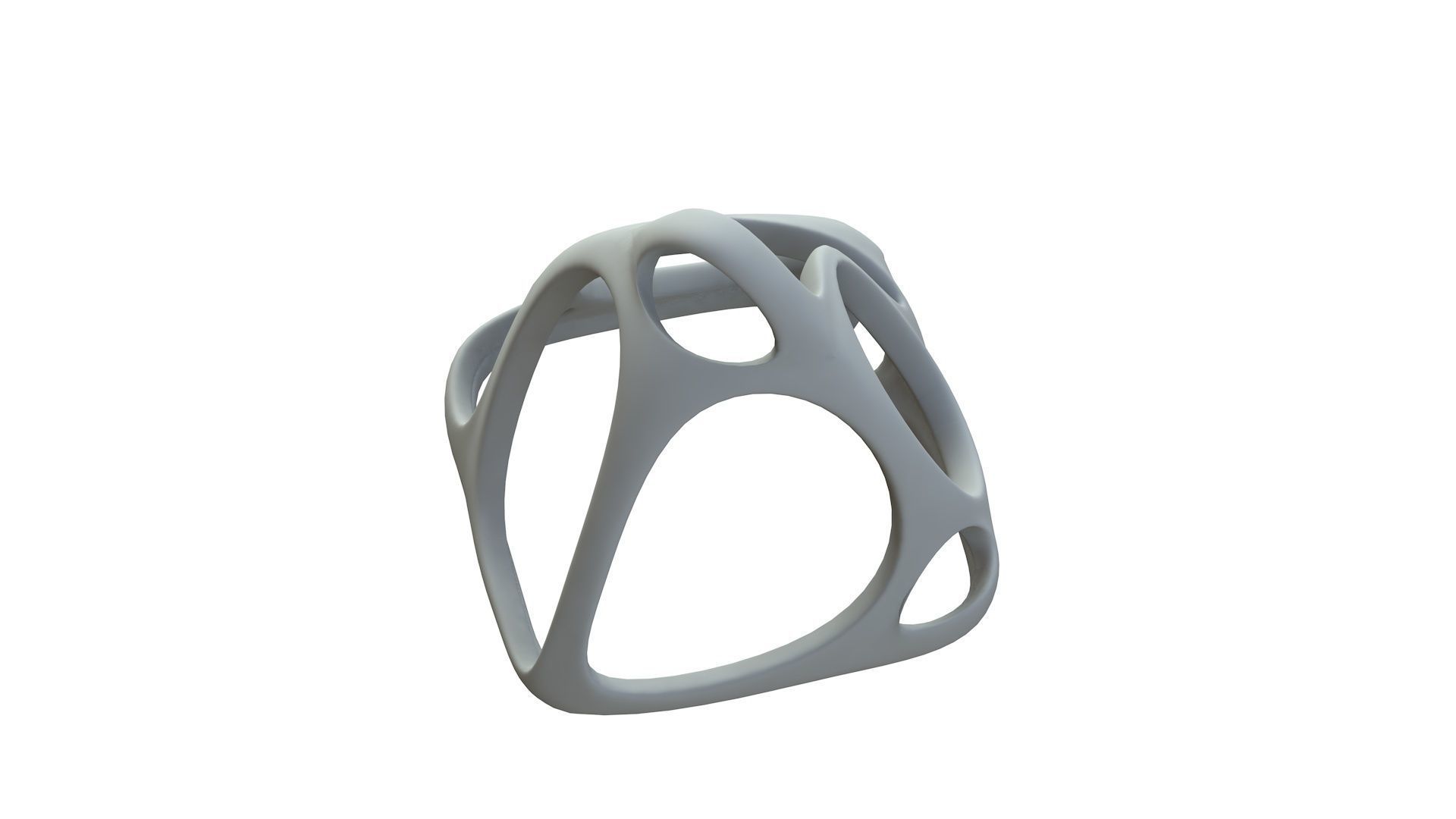 SciFi Cube Object No 58537 Low Poly Shape Low-poly 3D model_16