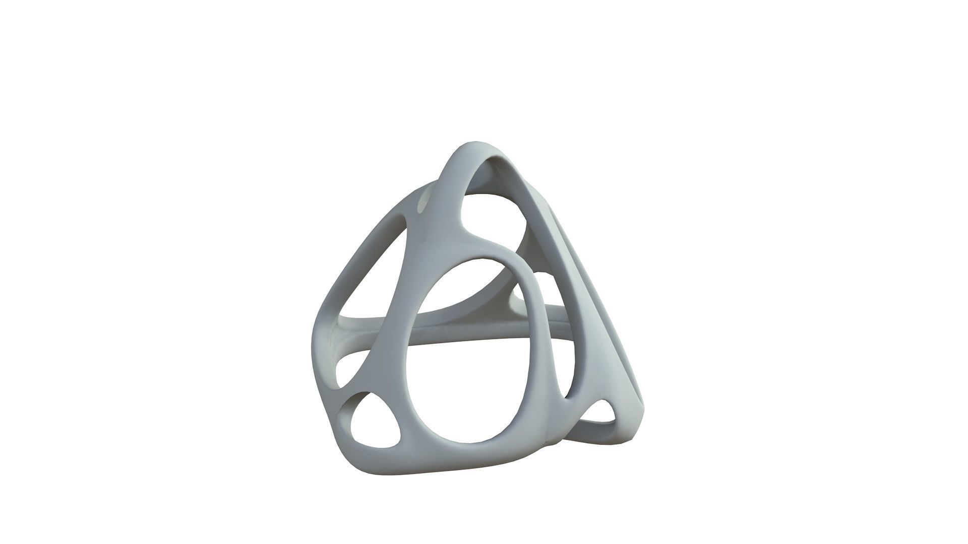 SciFi Cube Object No 58537 Low Poly Shape Low-poly 3D model_6