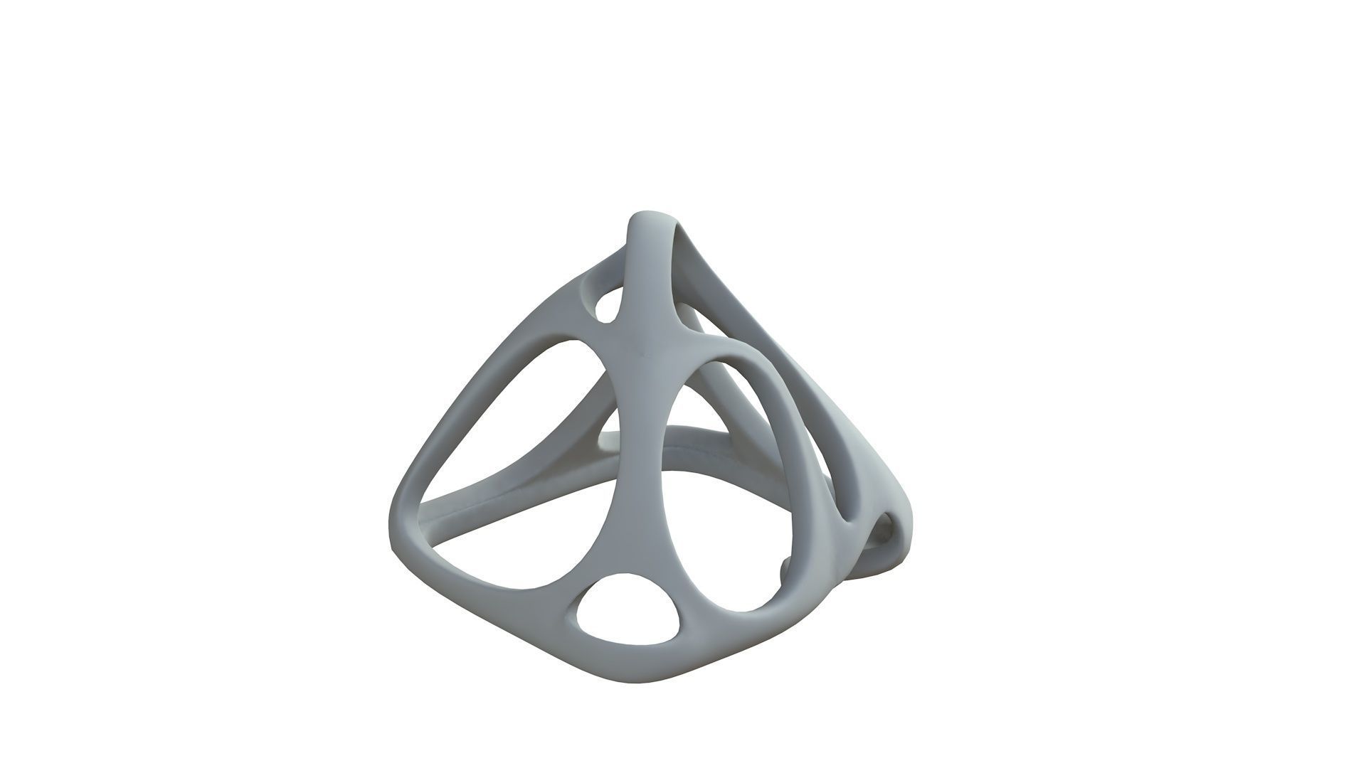 SciFi Cube Object No 58537 Low Poly Shape Low-poly 3D model_8