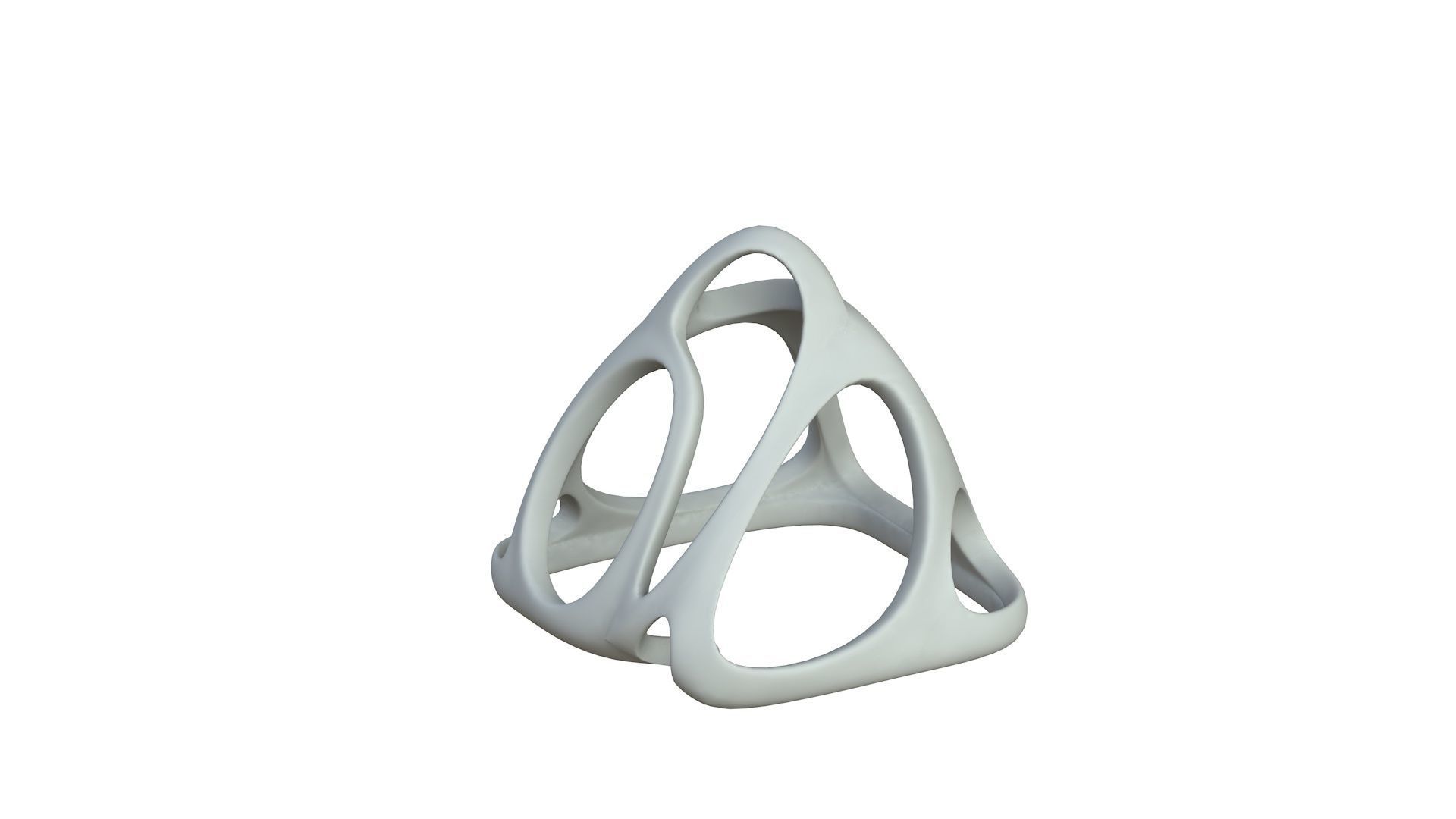 SciFi Cube Object No 58537 Low Poly Shape Low-poly 3D model_3