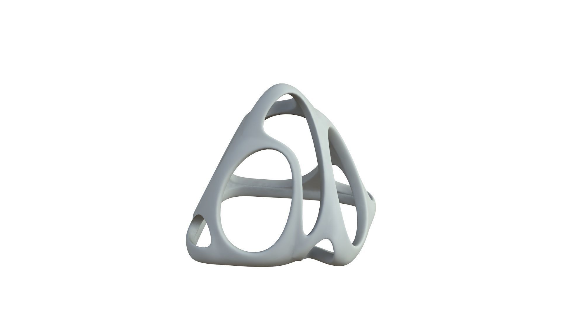 SciFi Cube Object No 58537 Low Poly Shape Low-poly 3D model_5