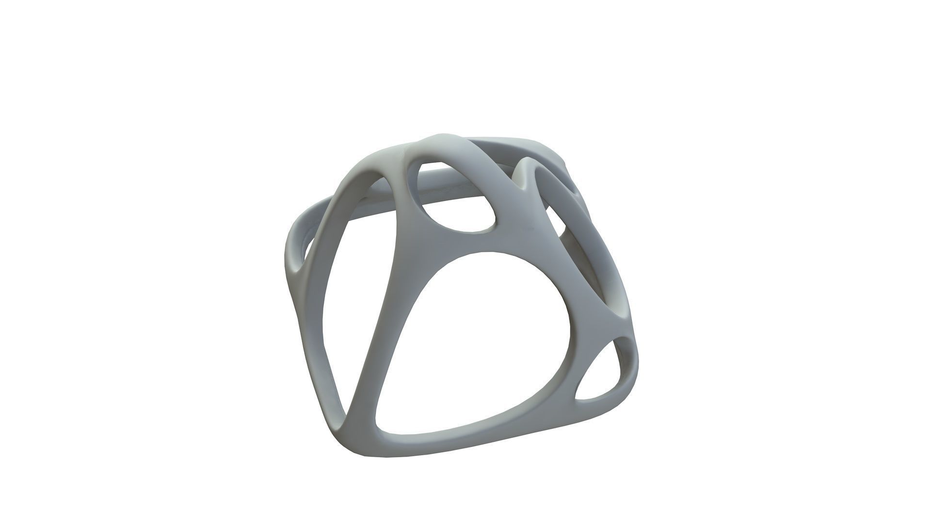 SciFi Cube Object No 58537 Low Poly Shape Low-poly 3D model_17