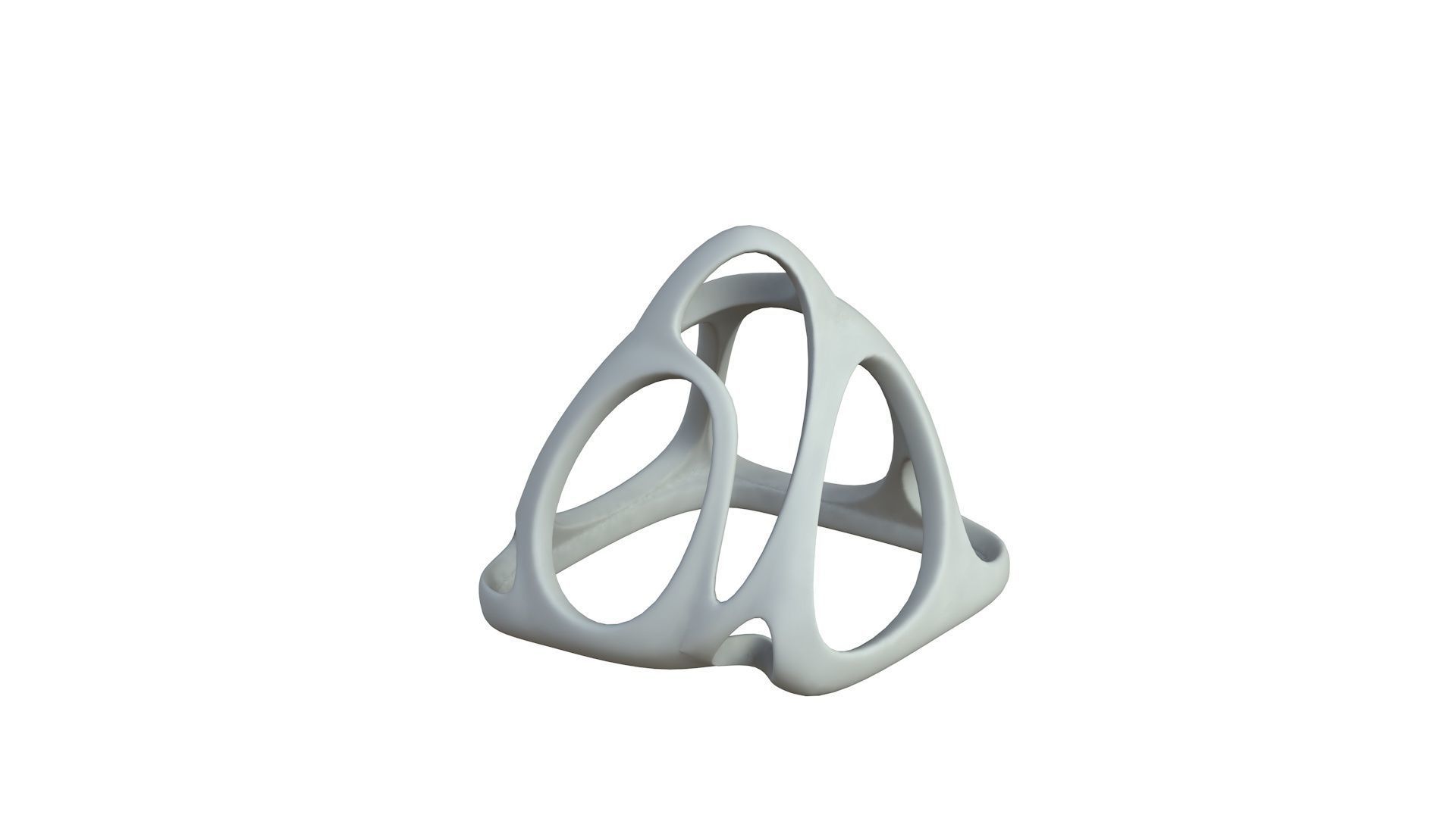 SciFi Cube Object No 58537 Low Poly Shape Low-poly 3D model_4