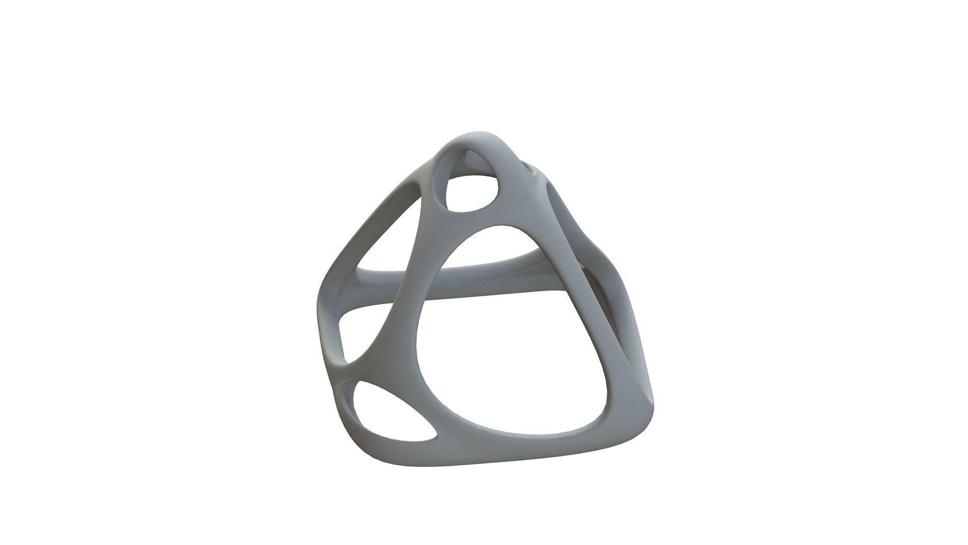 SciFi Cube Object No 58463 Low Poly Shape Low-poly 3D model_13