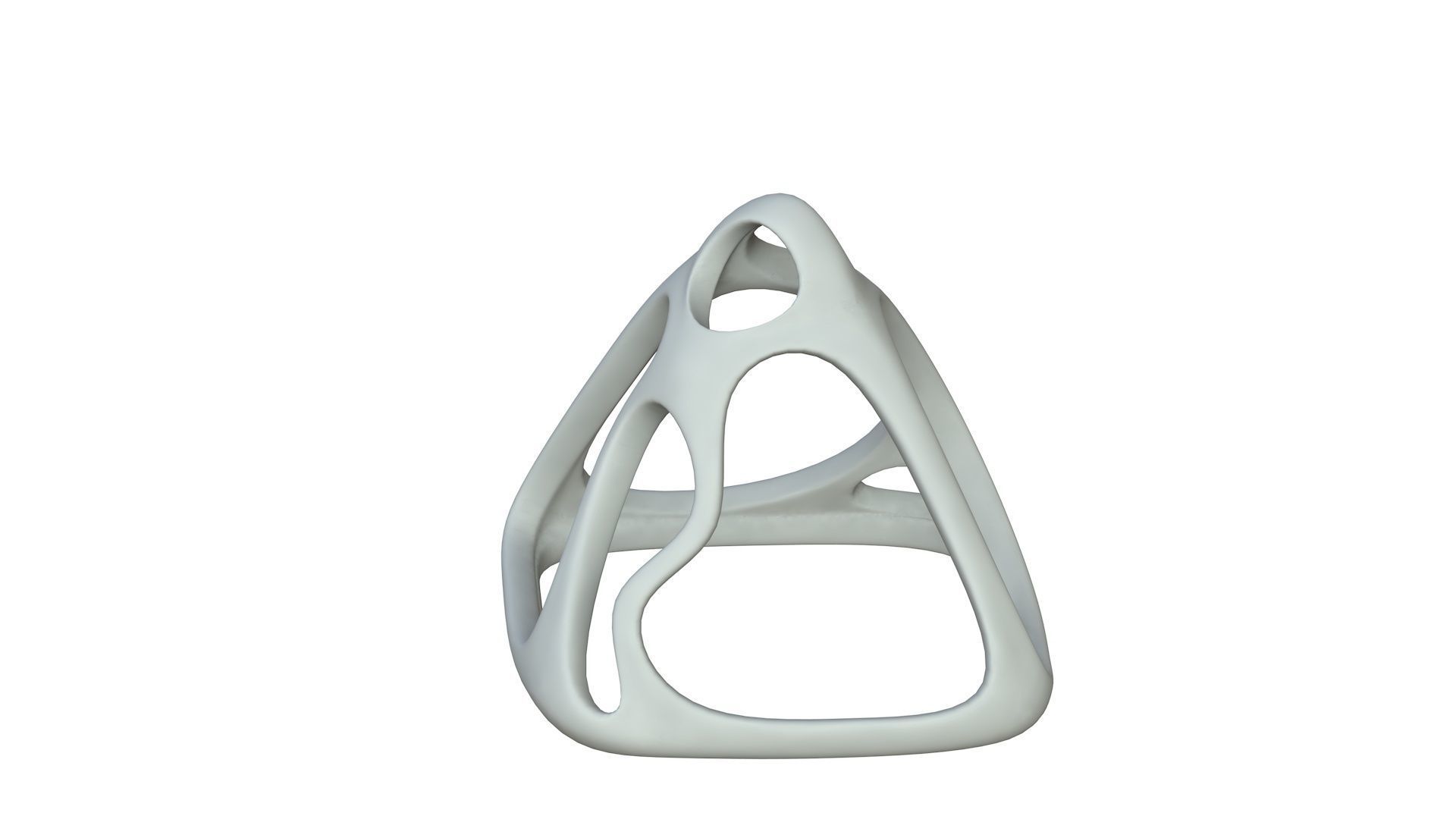 SciFi Cube Object No 58463 Low Poly Shape Low-poly 3D model_2