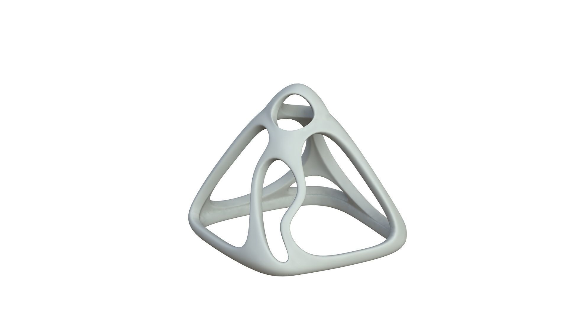 SciFi Cube Object No 58463 Low Poly Shape Low-poly 3D model_3