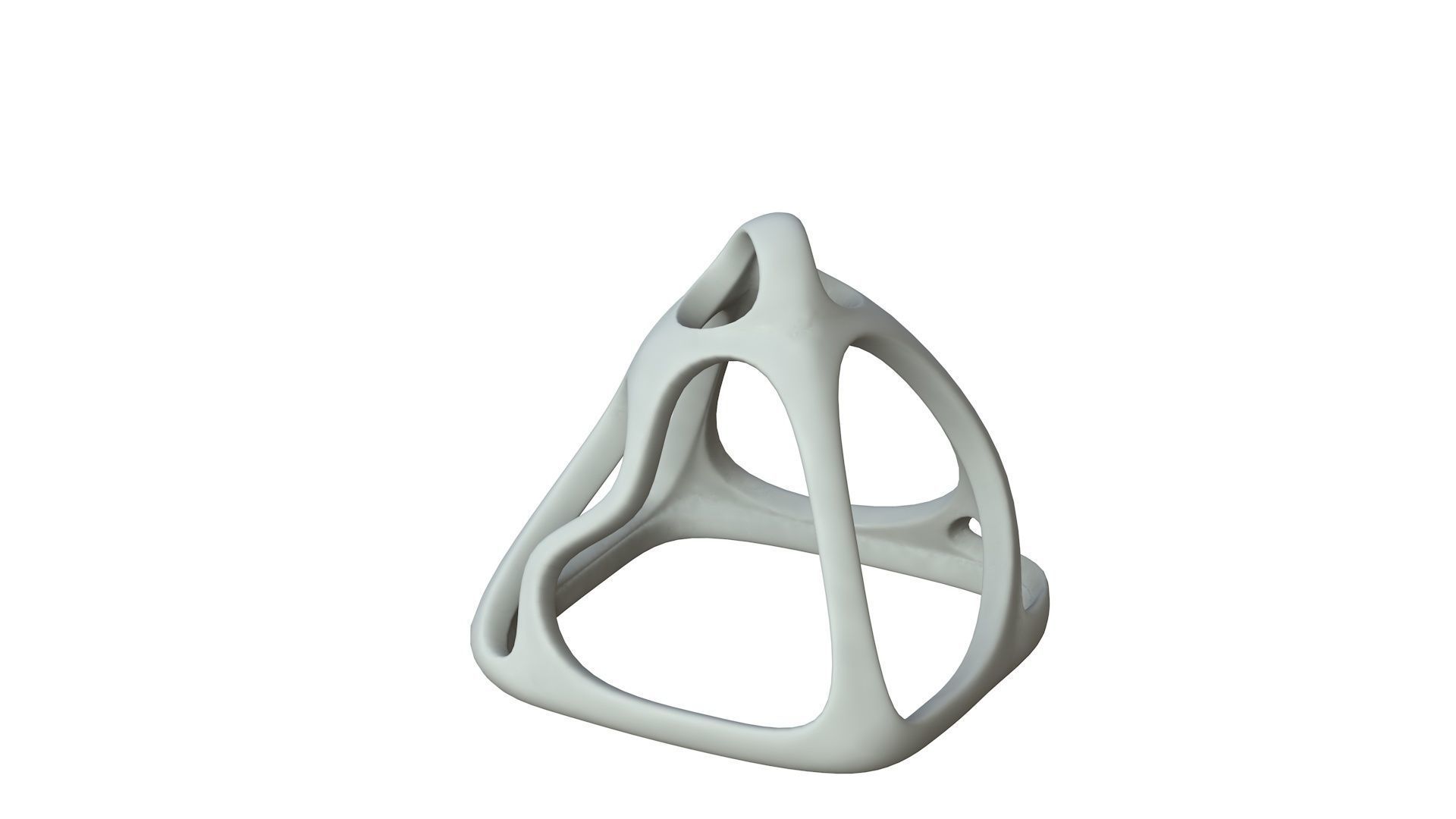 SciFi Cube Object No 58463 Low Poly Shape Low-poly 3D model_1