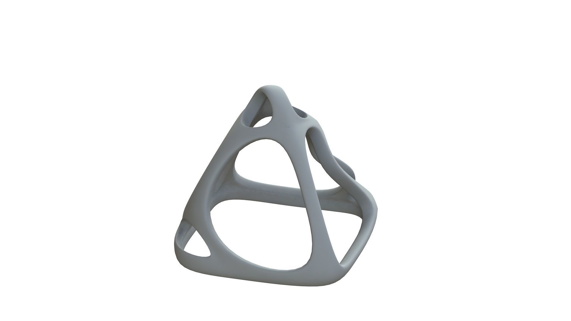 SciFi Cube Object No 58463 Low Poly Shape Low-poly 3D model_10