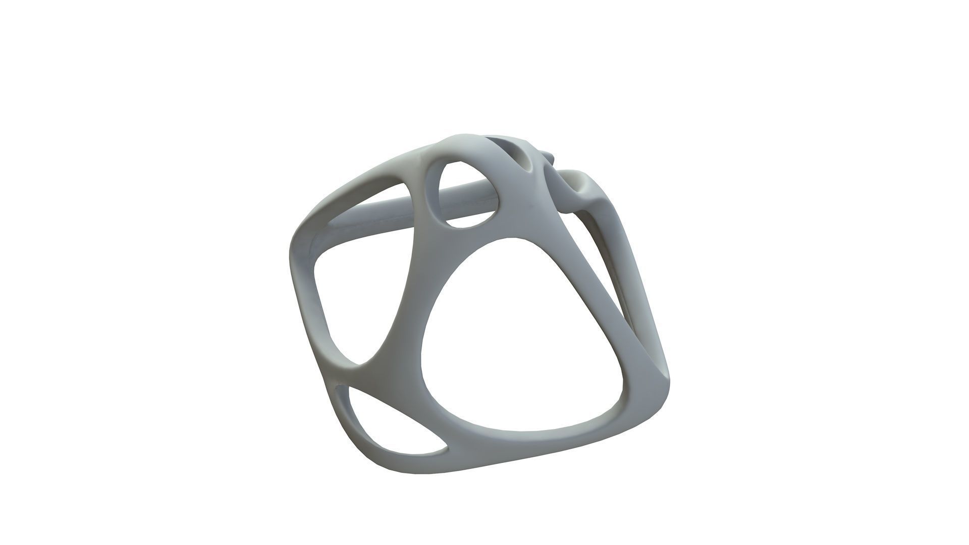 SciFi Cube Object No 58463 Low Poly Shape Low-poly 3D model_15