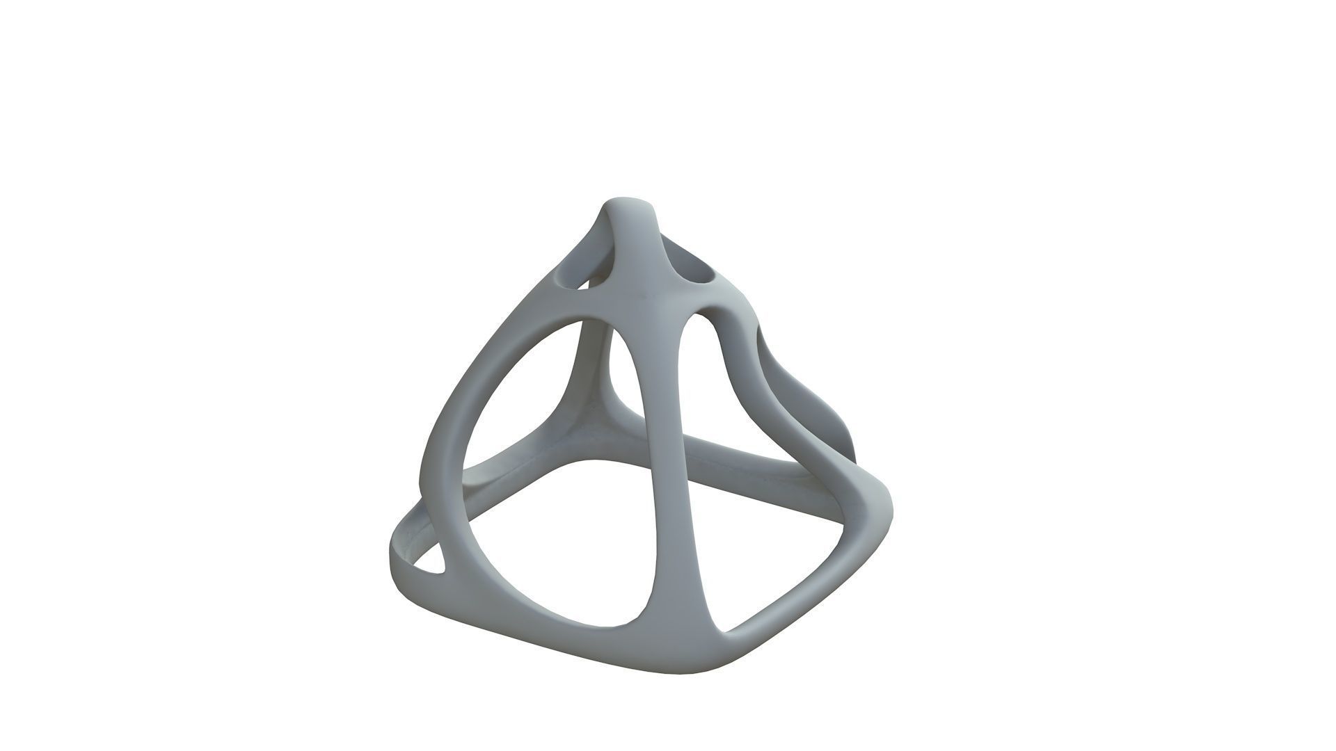 SciFi Cube Object No 58463 Low Poly Shape Low-poly 3D model_9