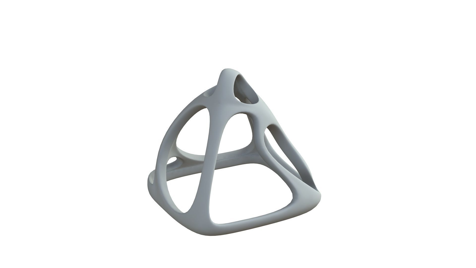 SciFi Cube Object No 58463 Low Poly Shape Low-poly 3D model_7