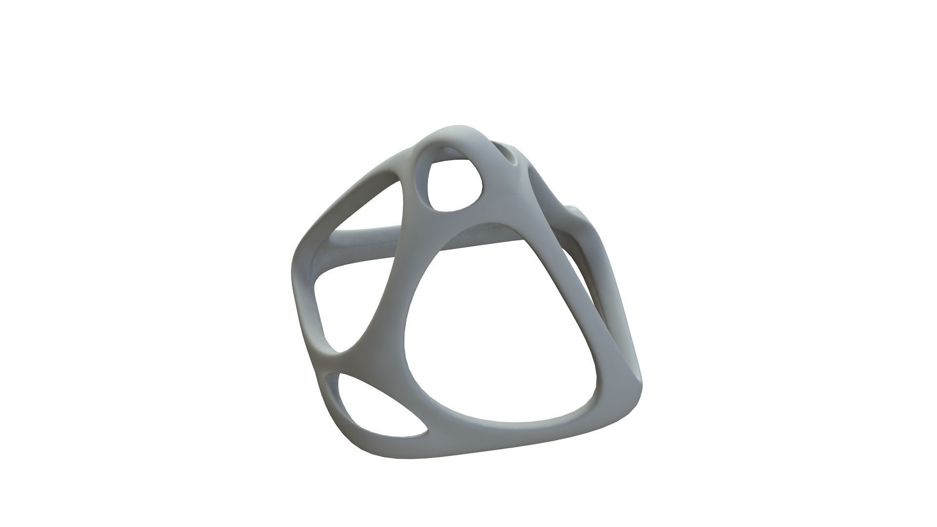 SciFi Cube Object No 58463 Low Poly Shape Low-poly 3D model_14