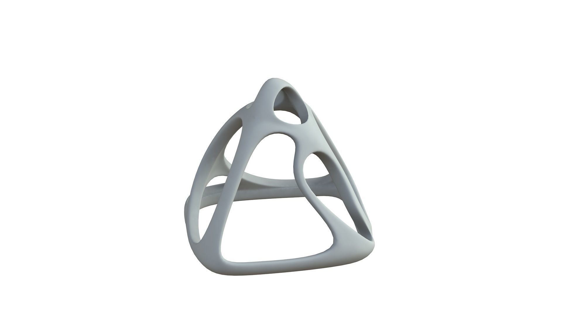 SciFi Cube Object No 58463 Low Poly Shape Low-poly 3D model_6