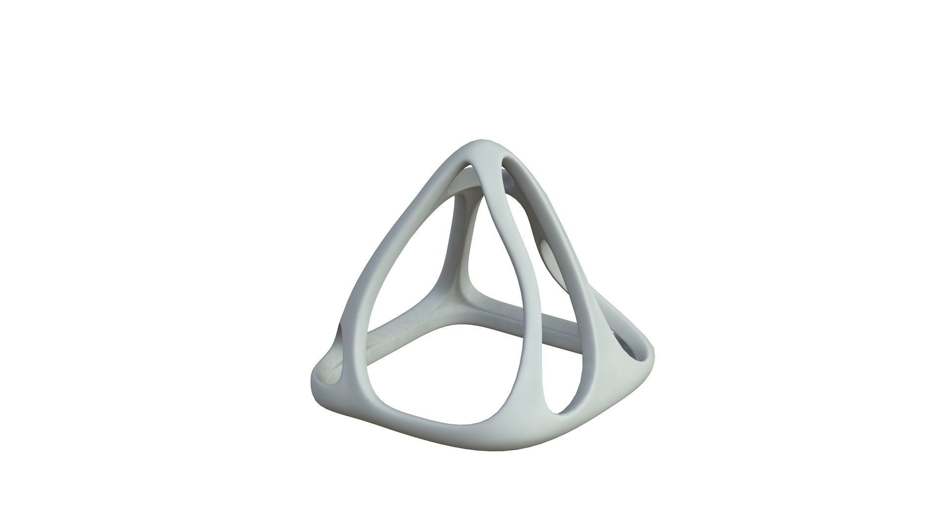 SciFi Cube Object No 58442 Low Poly Shape Low-poly 3D model_4