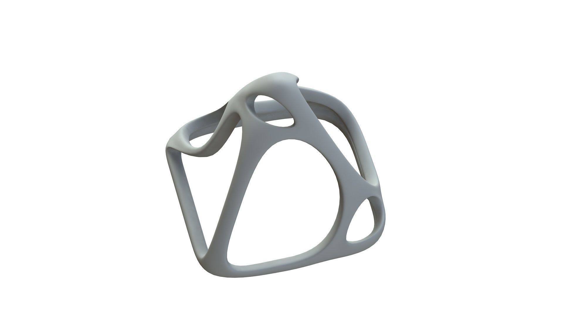 SciFi Cube Object No 58442 Low Poly Shape Low-poly 3D model_17