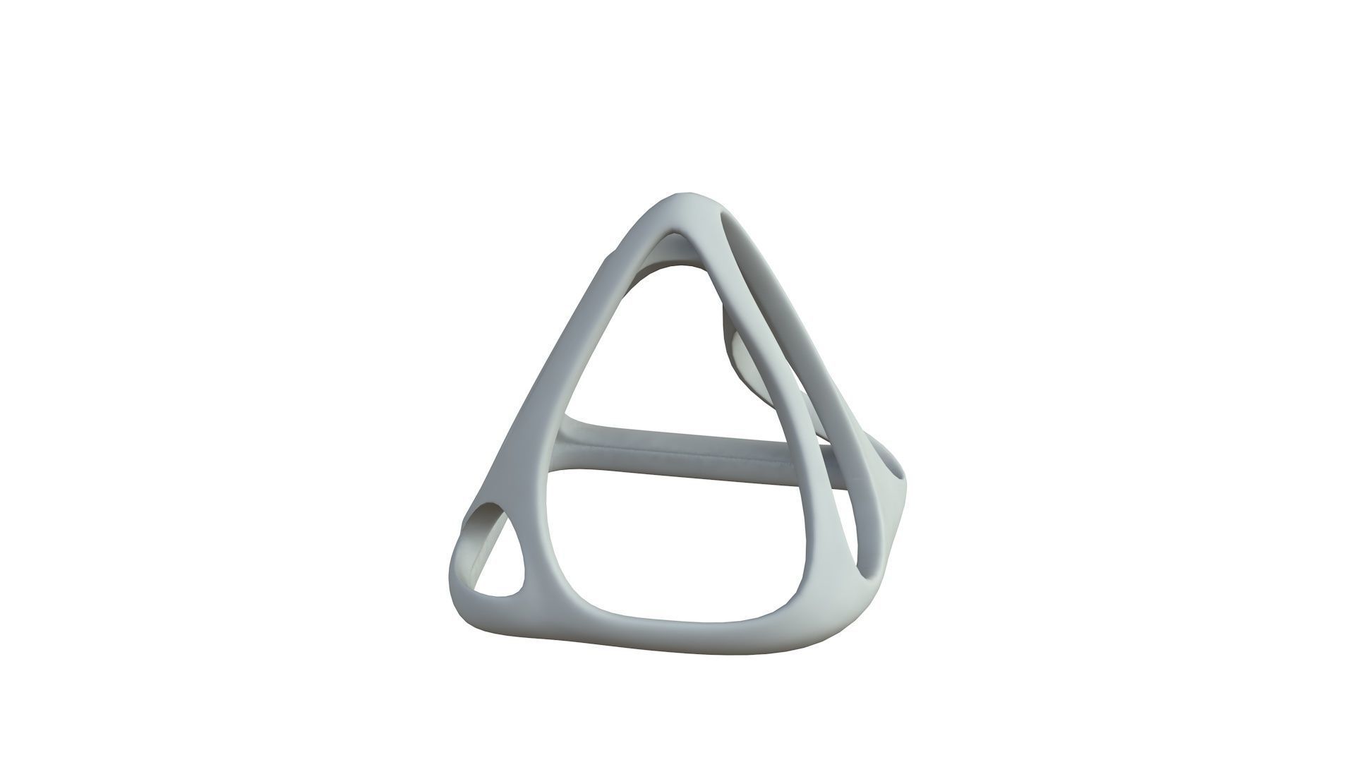 SciFi Cube Object No 58442 Low Poly Shape Low-poly 3D model_5