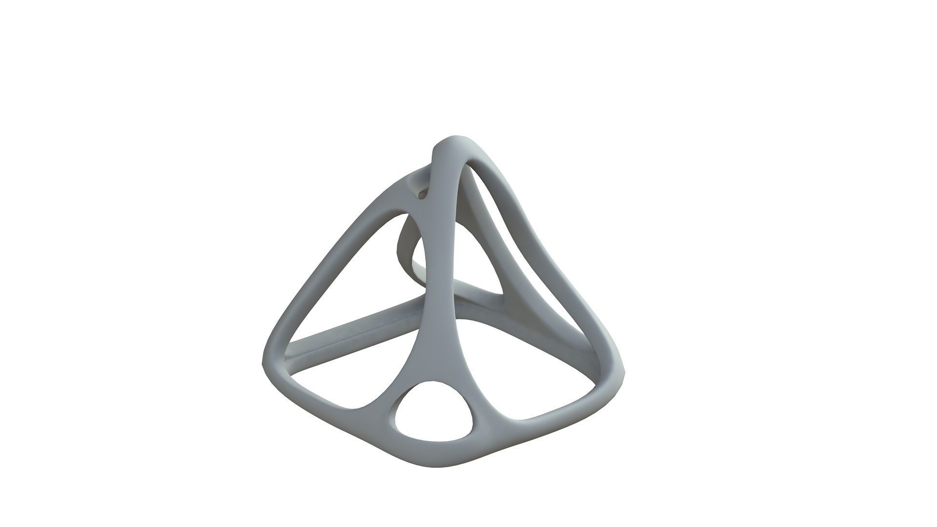 SciFi Cube Object No 58442 Low Poly Shape Low-poly 3D model_8