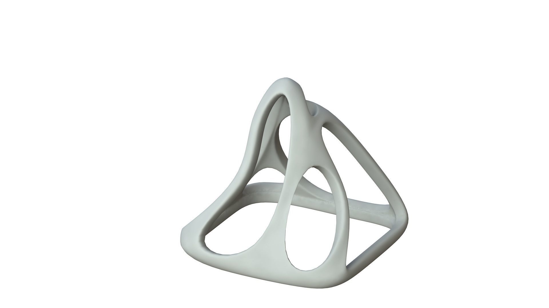 SciFi Cube Object No 58442 Low Poly Shape Low-poly 3D model_1