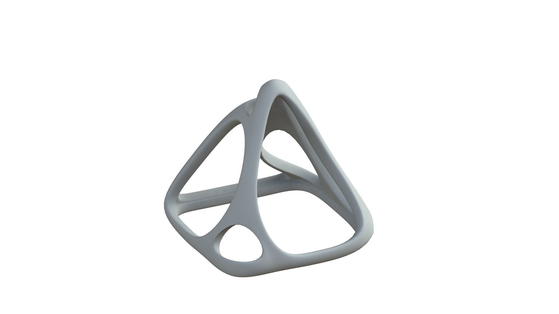 SciFi Cube Object No 58442 Low Poly Shape Low-poly 3D model_7