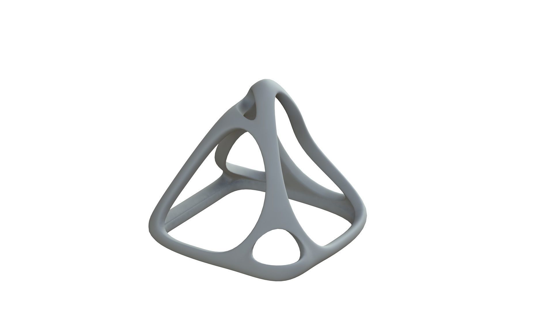 SciFi Cube Object No 58442 Low Poly Shape Low-poly 3D model_9