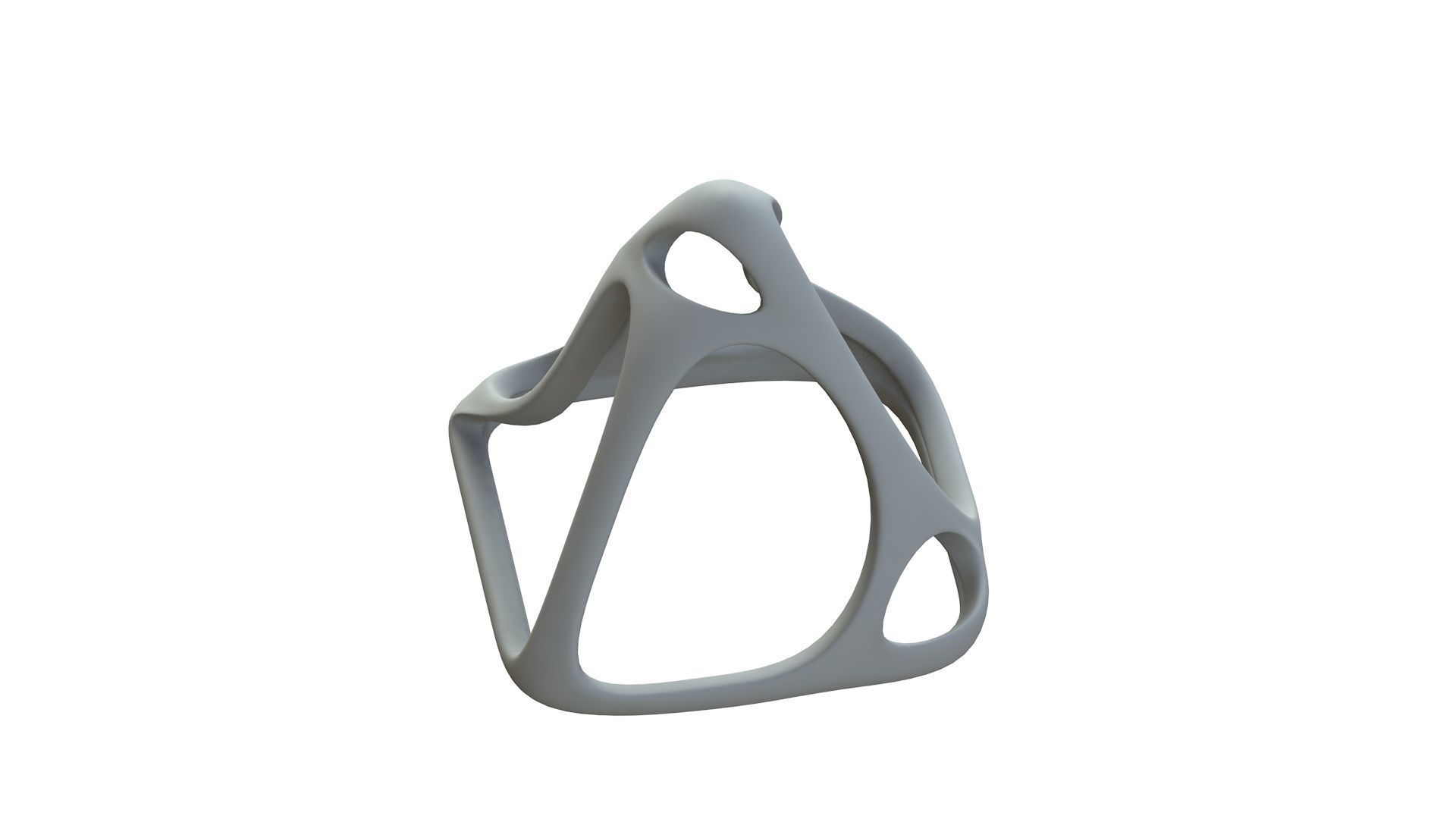 SciFi Cube Object No 58442 Low Poly Shape Low-poly 3D model_14