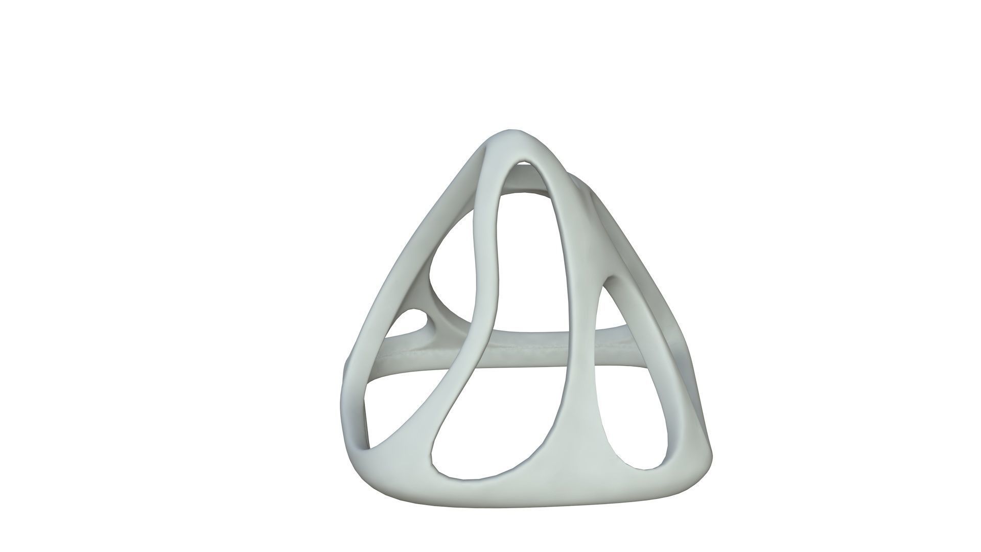 SciFi Cube Object No 58442 Low Poly Shape Low-poly 3D model_2