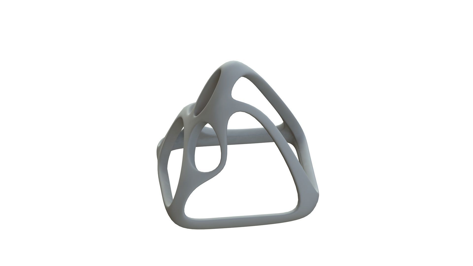 SciFi Cube Object No 58432 Low Poly Shape Low-poly 3D model_13