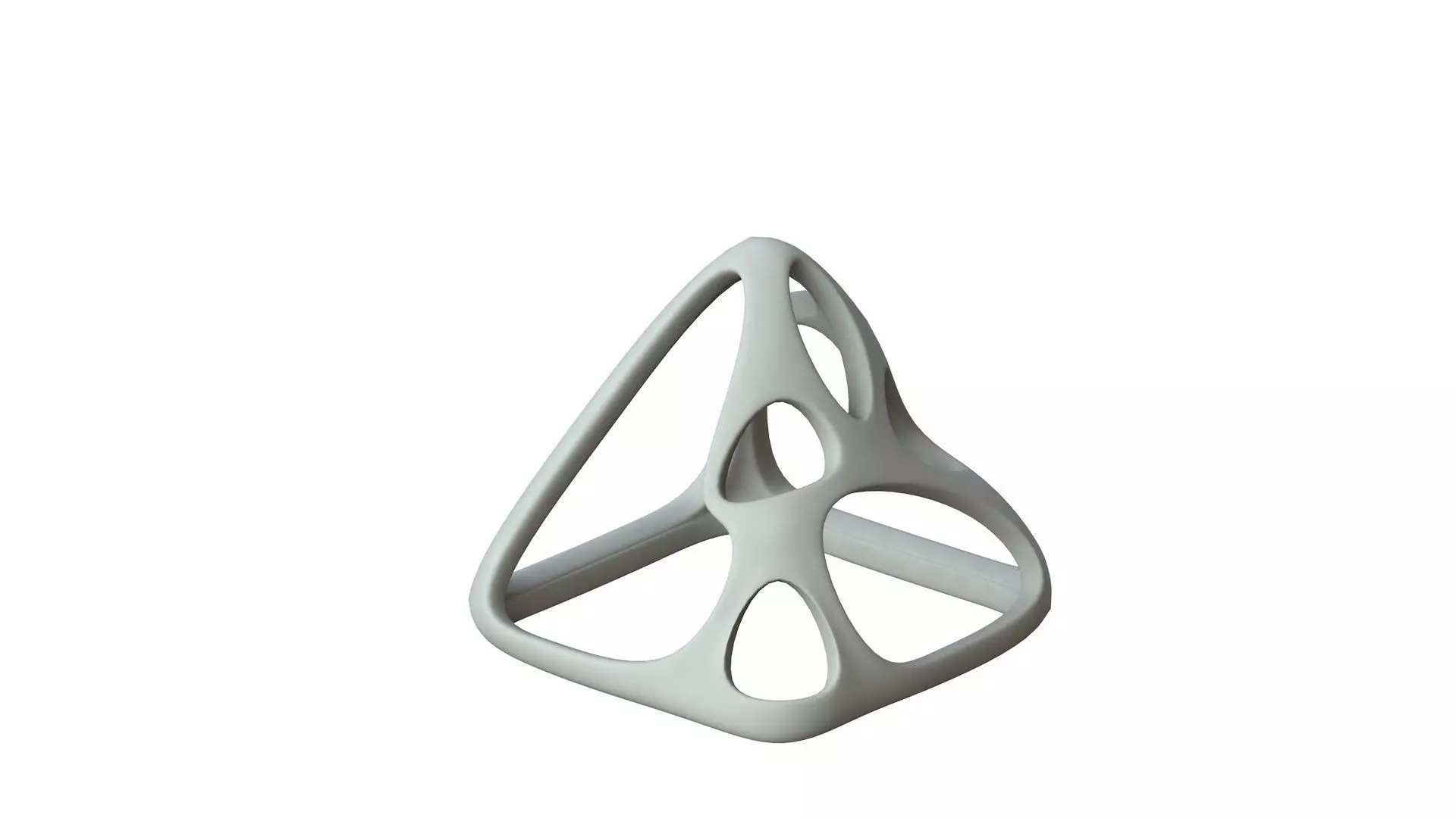 SciFi Cube Object No 58432 Low Poly Shape Low-poly 3D model_0