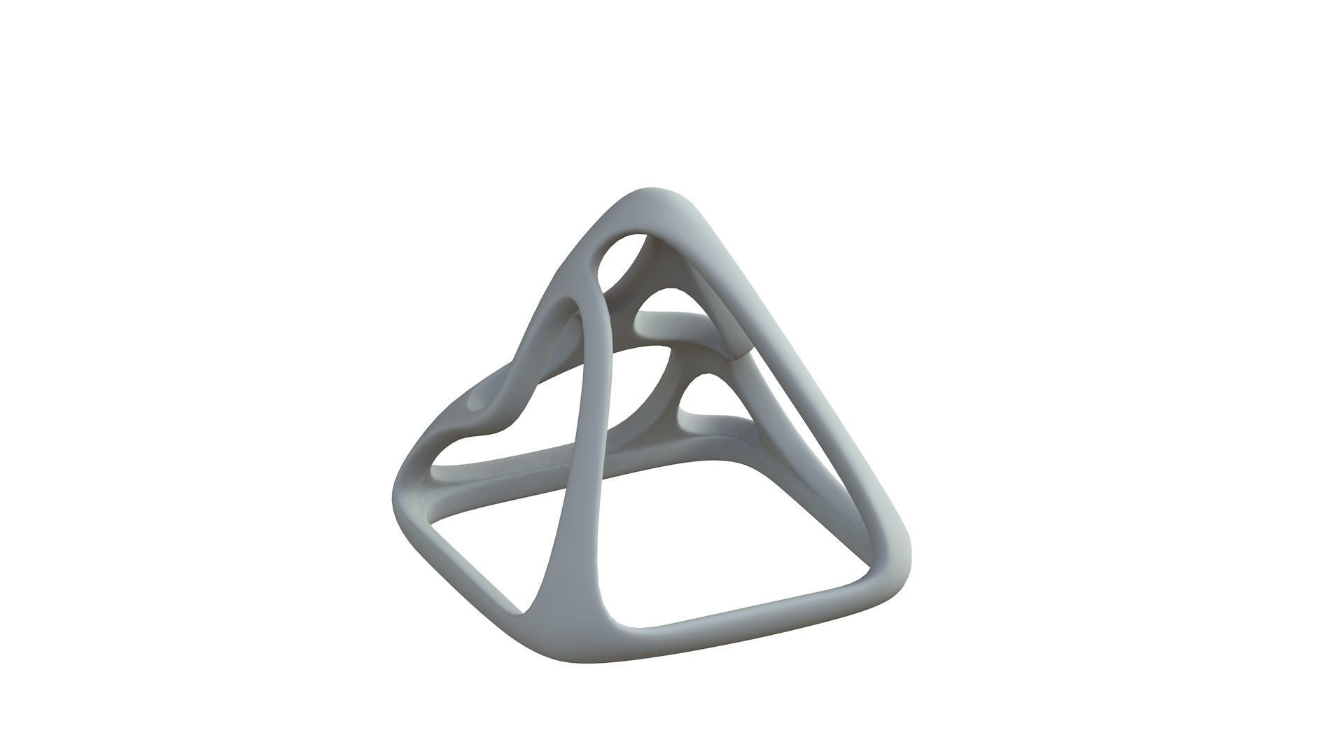 SciFi Cube Object No 58432 Low Poly Shape Low-poly 3D model_7