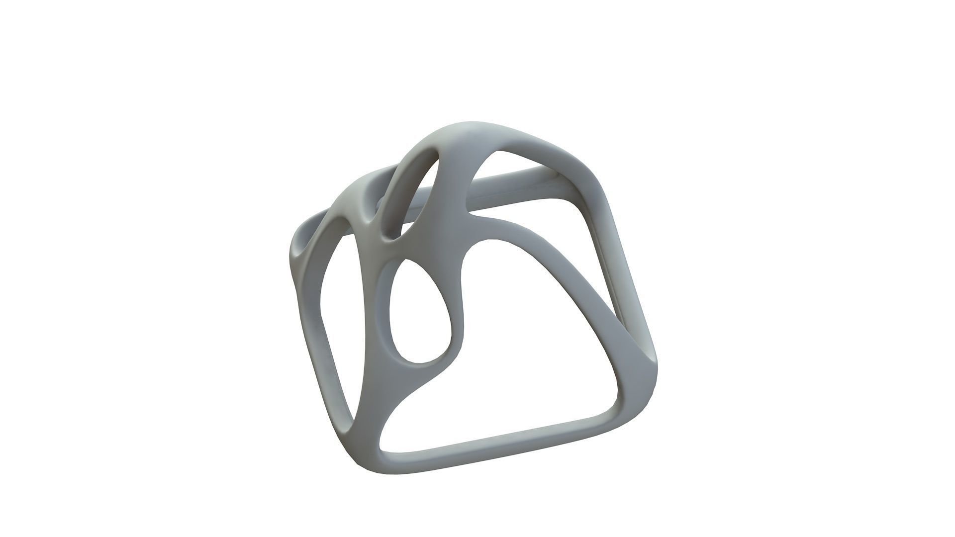 SciFi Cube Object No 58432 Low Poly Shape Low-poly 3D model_15