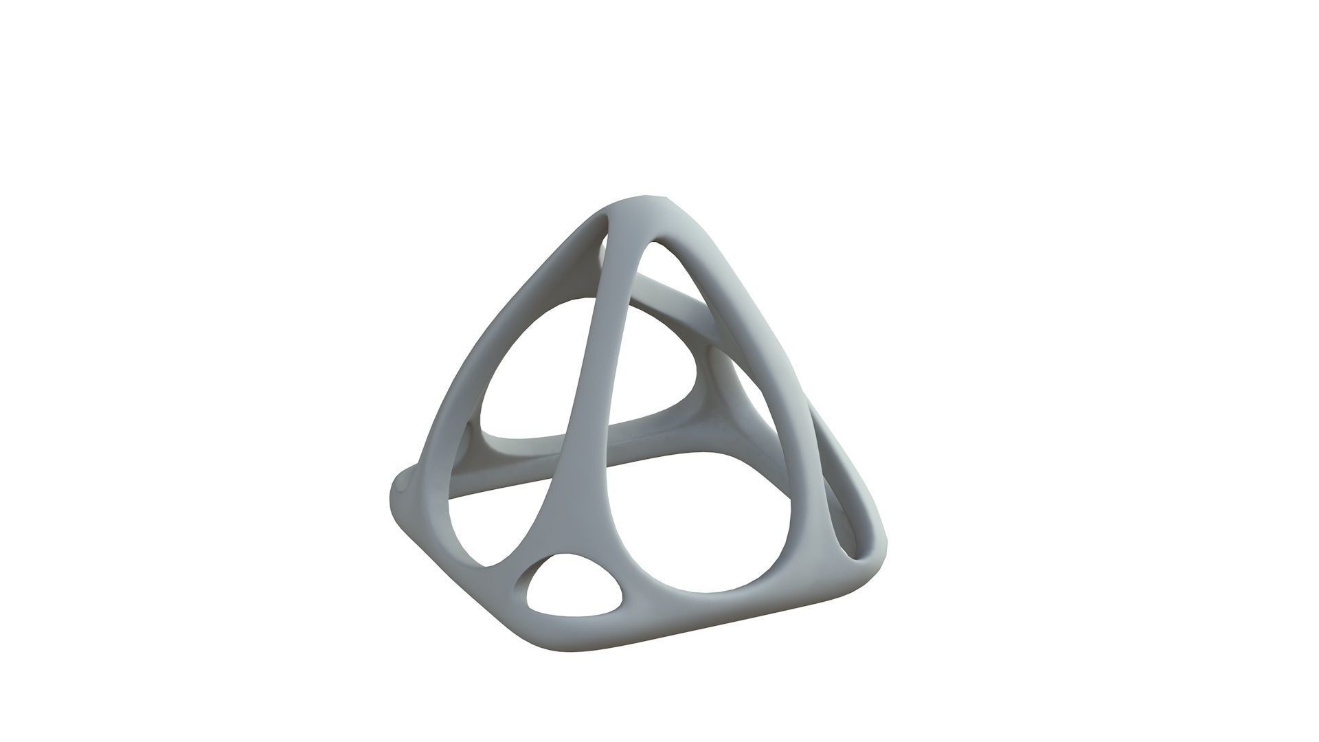 SciFi Cube Object No 58391 Low Poly Shape Low-poly 3D model_7