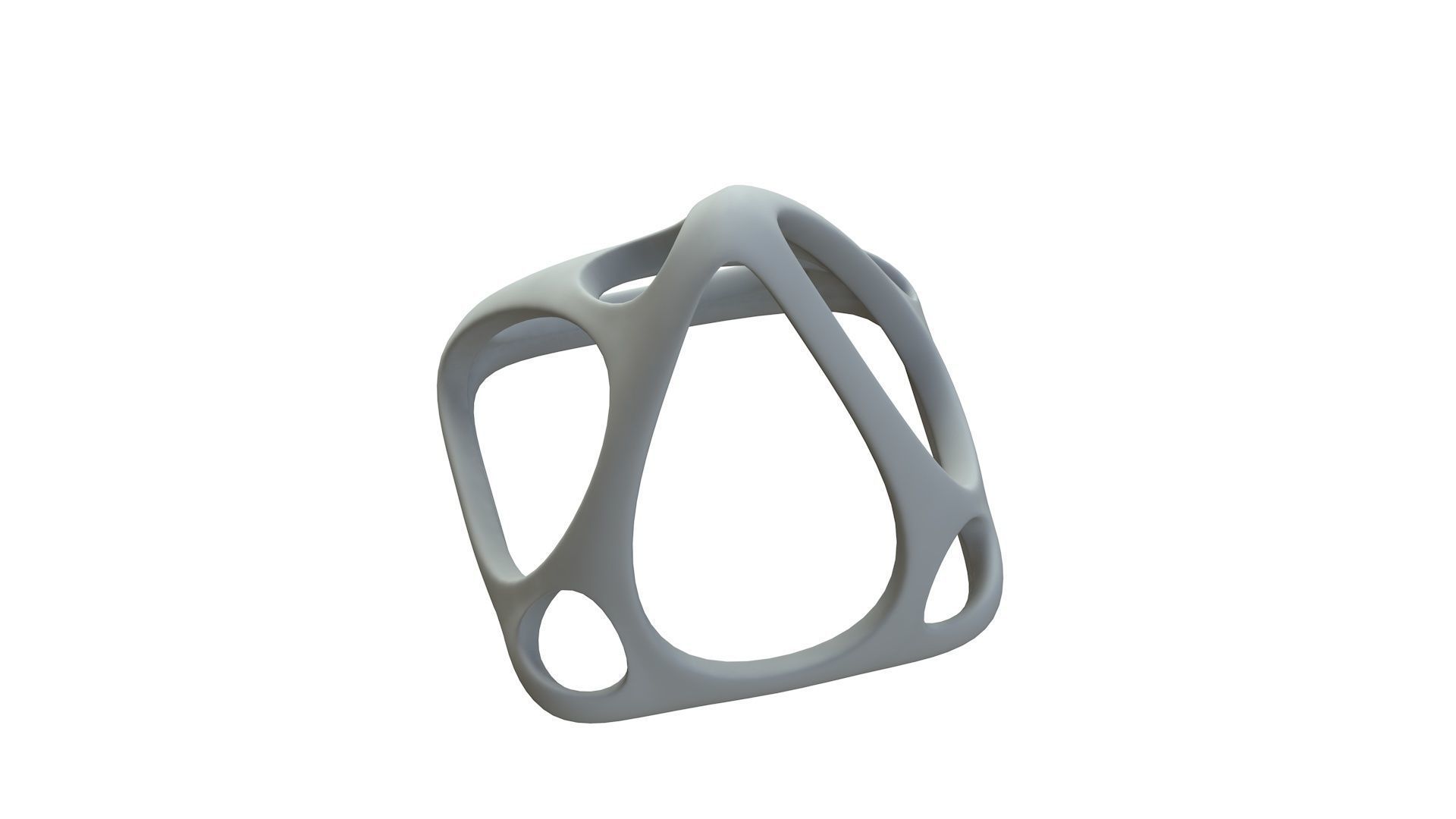 SciFi Cube Object No 58391 Low Poly Shape Low-poly 3D model_15