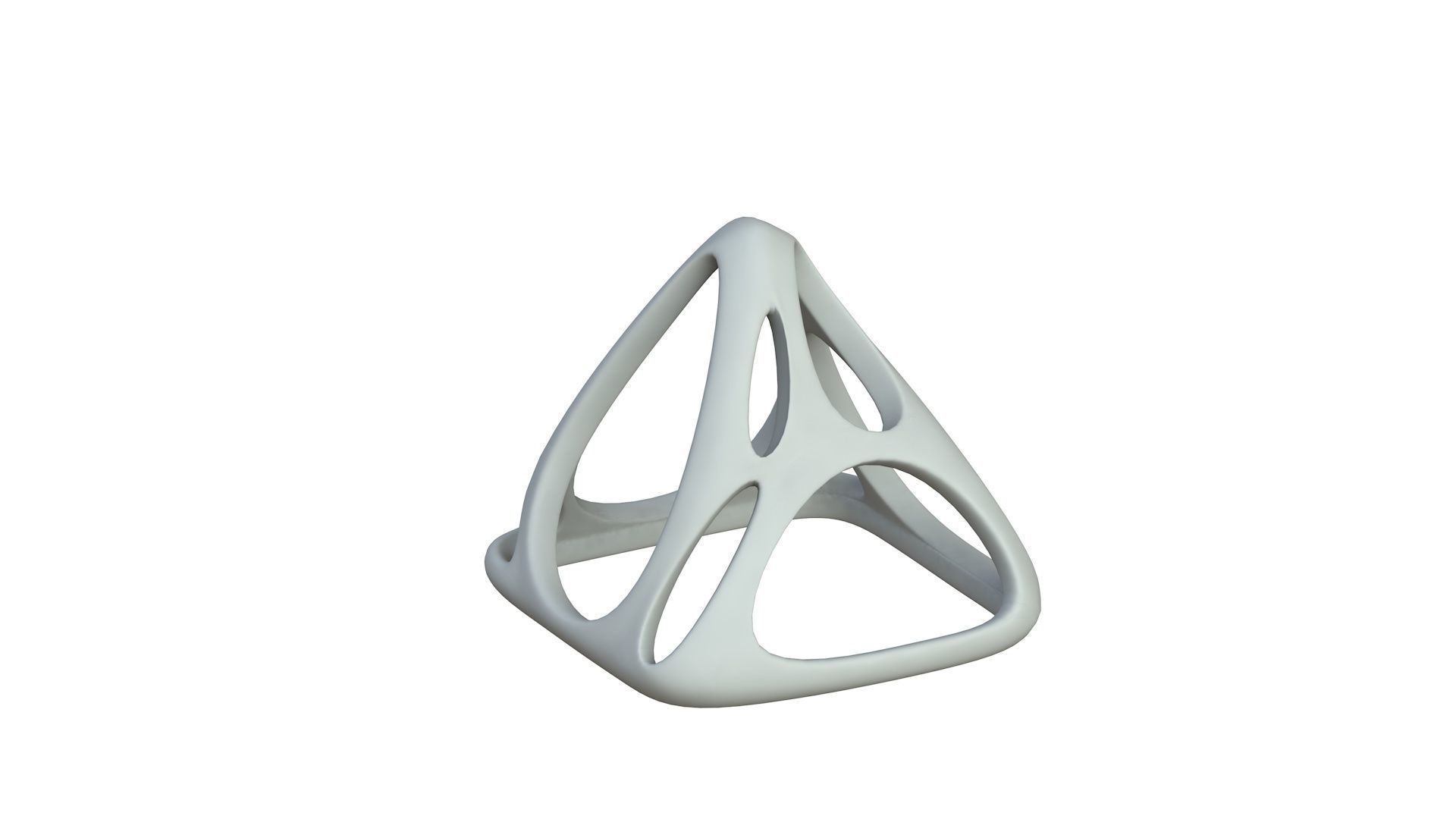 SciFi Cube Object No 58391 Low Poly Shape Low-poly 3D model_3