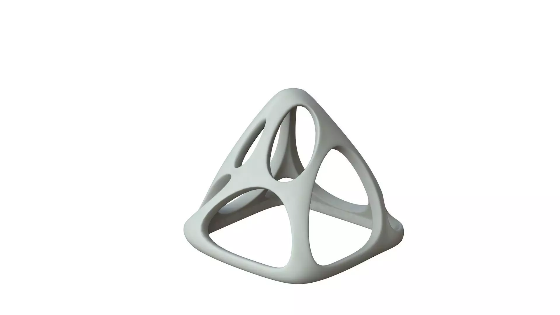 SciFi Cube Object No 58391 Low Poly Shape Low-poly 3D model_0