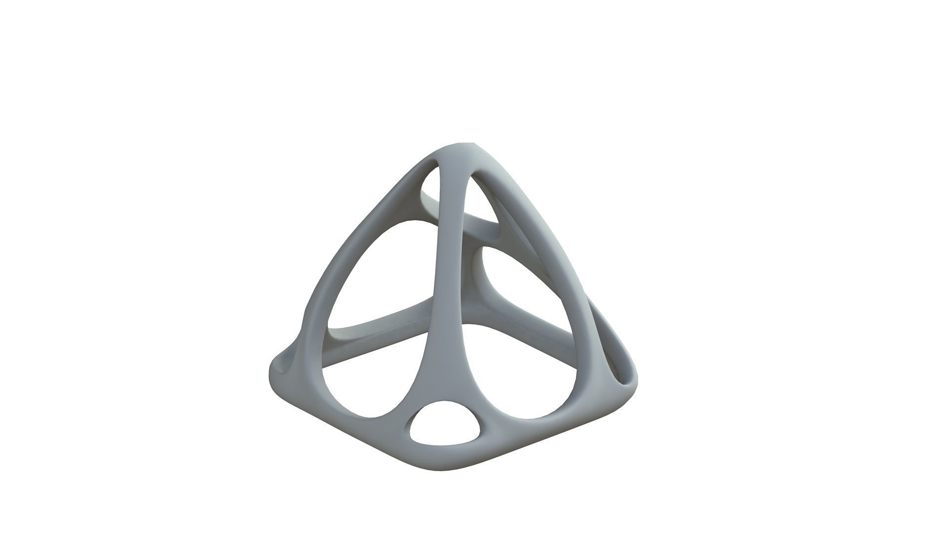 SciFi Cube Object No 58391 Low Poly Shape Low-poly 3D model_8