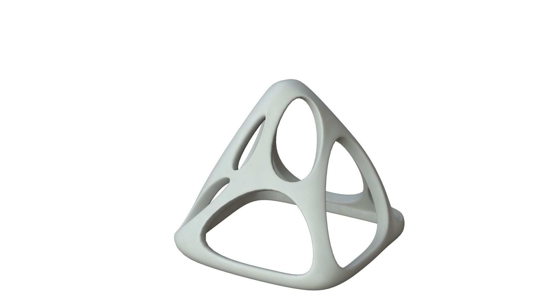 SciFi Cube Object No 58391 Low Poly Shape Low-poly 3D model_1