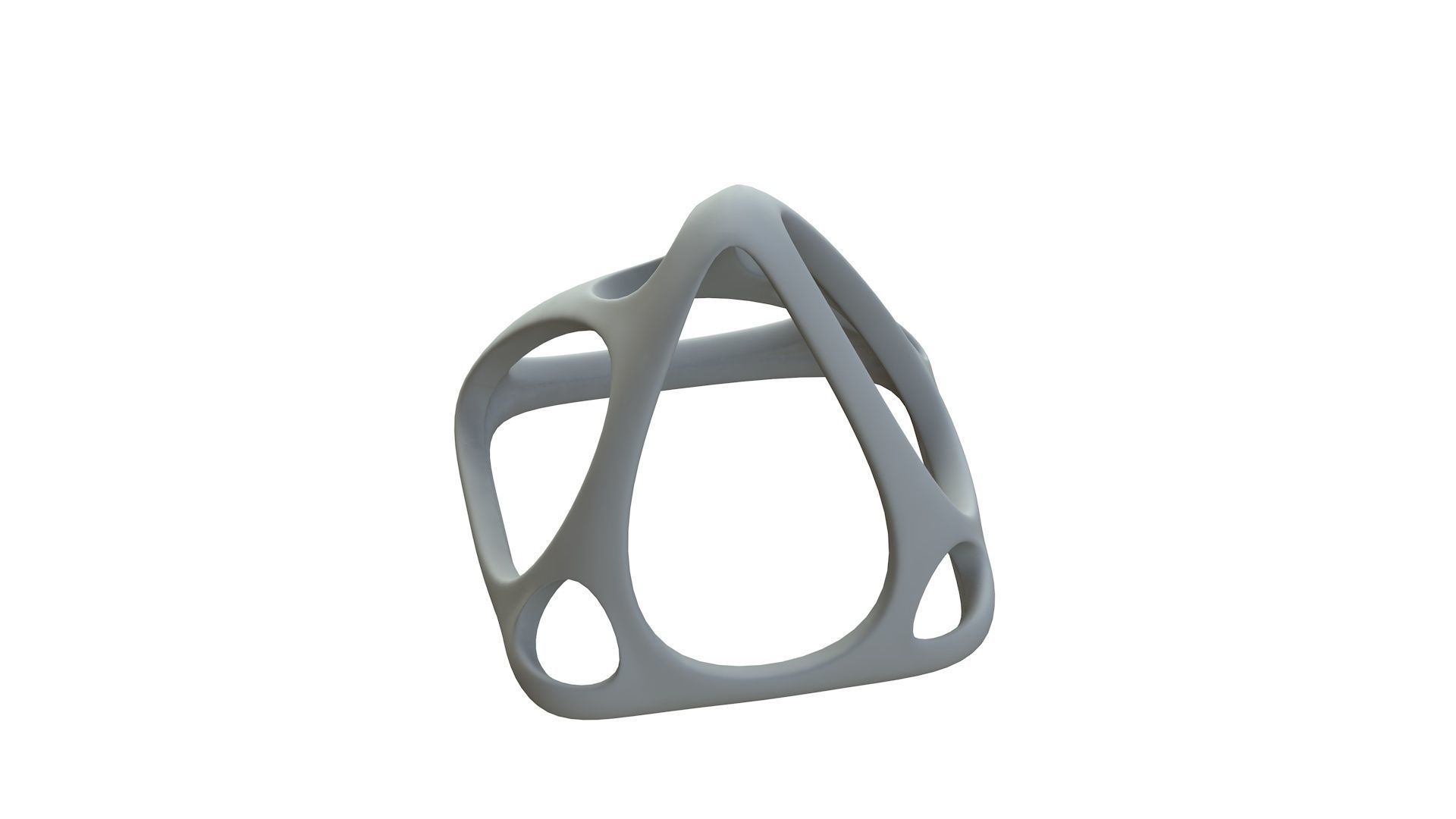 SciFi Cube Object No 58391 Low Poly Shape Low-poly 3D model_14