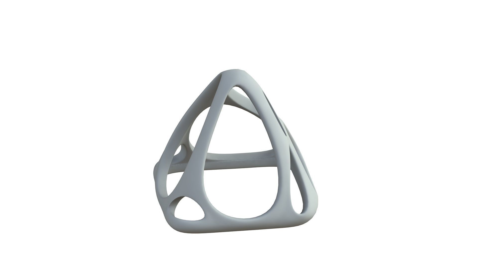 SciFi Cube Object No 58391 Low Poly Shape Low-poly 3D model_6