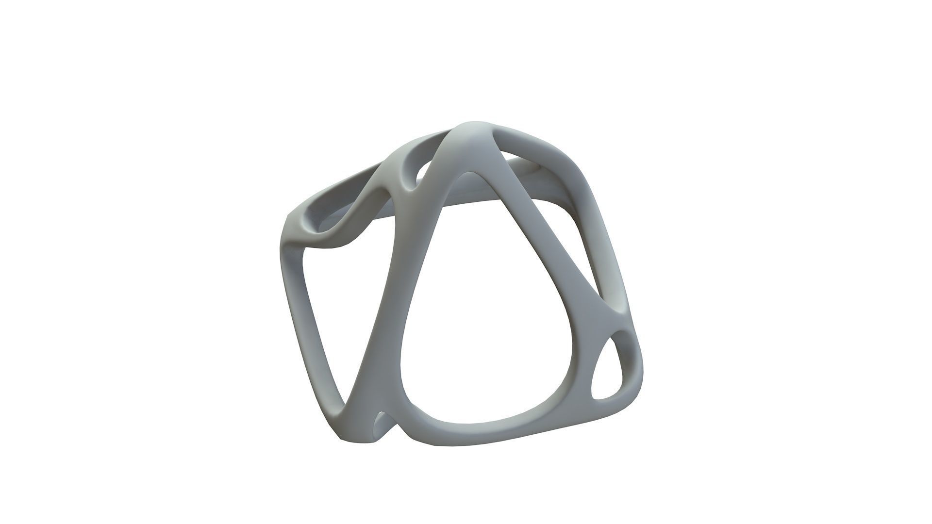 SciFi Cube Object No 58375 Low Poly Shape Low-poly 3D model_15