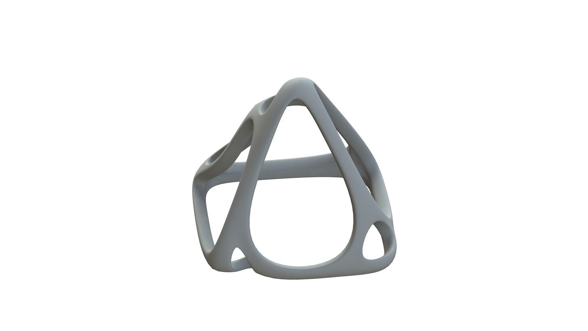 SciFi Cube Object No 58375 Low Poly Shape Low-poly 3D model_13